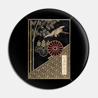 The ornamental art of Japan - vintage artwork Pin