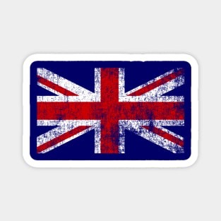 Vintage Union Jack Flag Magnet