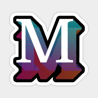 Letter M Magnet