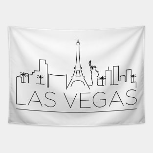 Las Vegas Minimal Skyline Tapestry