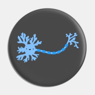 Cute Blue Neuron Pin