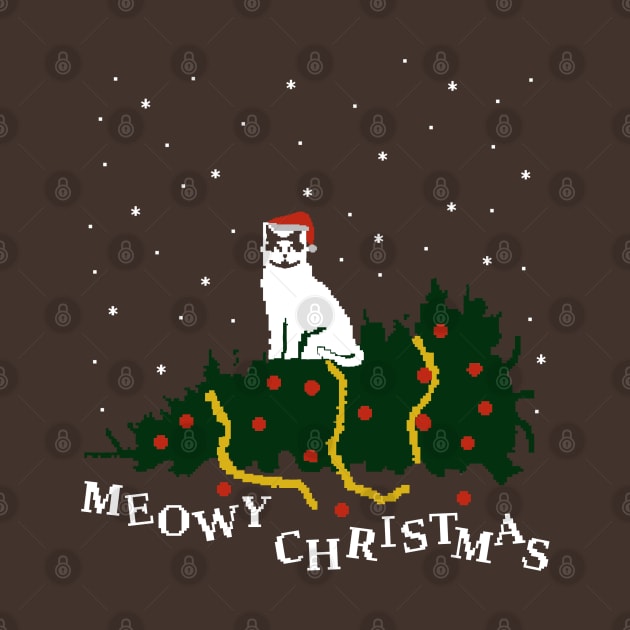 meowy christmas - cat vs. tree by FandomizedRose