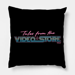 Tales From The Video Store Logo Pillow