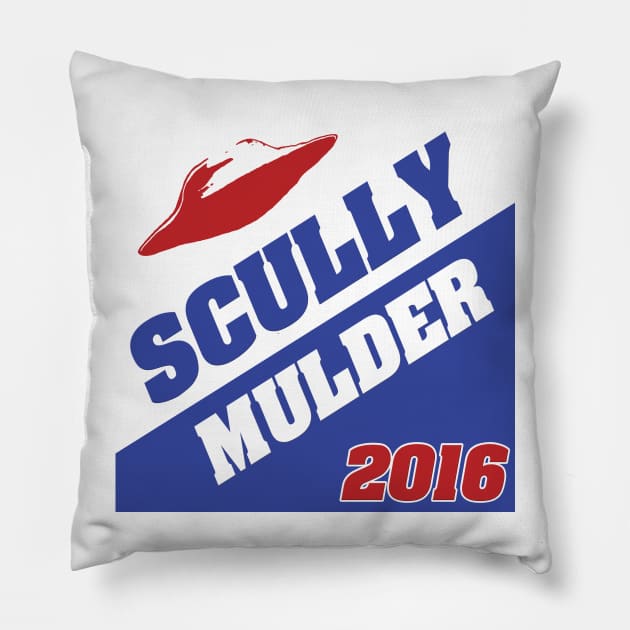 XFN Originals: Scully-Mulder 2016 Pillow by XFilesNews