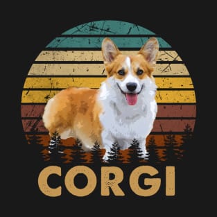 Corgi Love Fashionable Tee Celebrating the Affection for Welsh Corgis T-Shirt