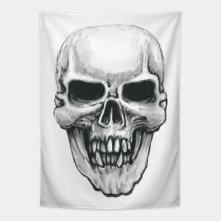 Human Skull Tapestry