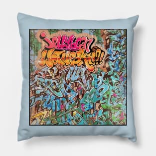 Graffiti Rooftop Classic Pillow