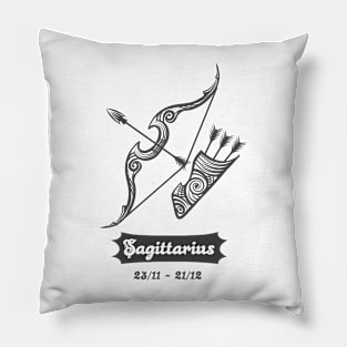 Zodiac signs of Sagittarius Pillow