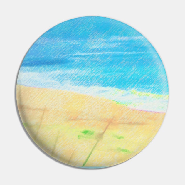 Australia Sea Shore Pin by Adam Clayton Graphics