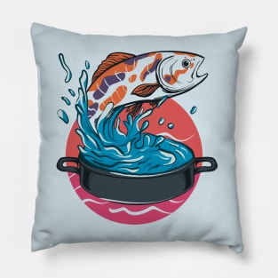 Exotic Koi Fish Pillow