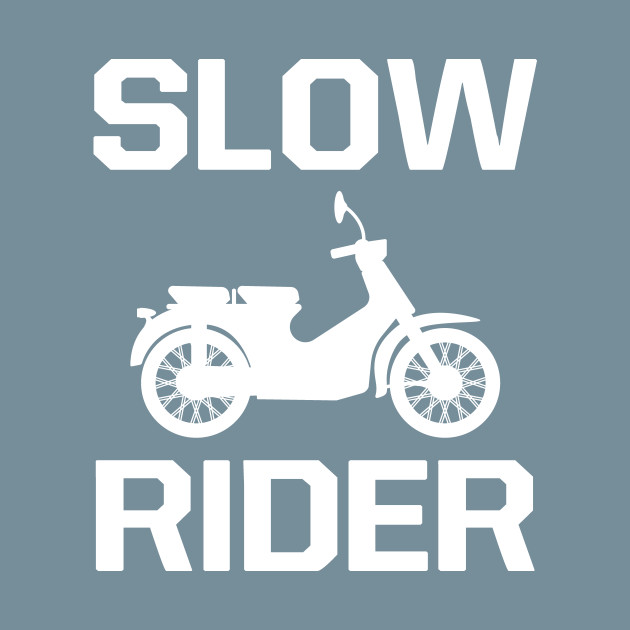 Disover Slow Rider Moped - Moped - T-Shirt