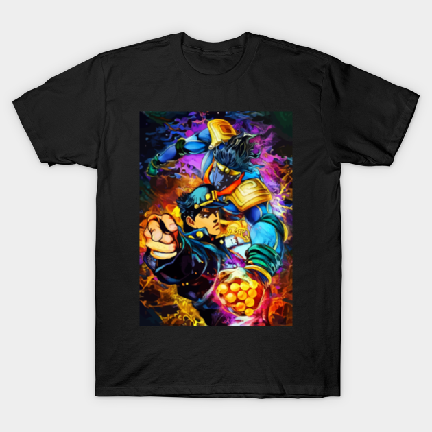 Star Platinum Jojos Bizarre Adventure T Shirt Teepublic Fr - star platinum t shirt roblox