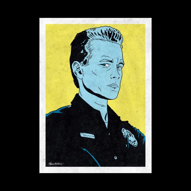 T1000 - Terminator 2 (Pop Art) by Famous Weirdos