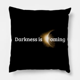 Darkness Is Coming Astrology Celestial Solar Eclipse Astrology Lovers Pillow