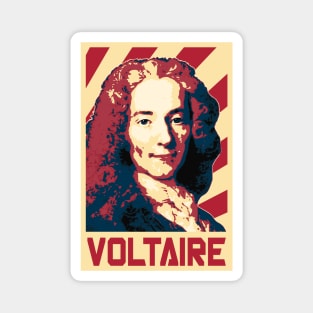 Voltaire Retro Propaganda Magnet