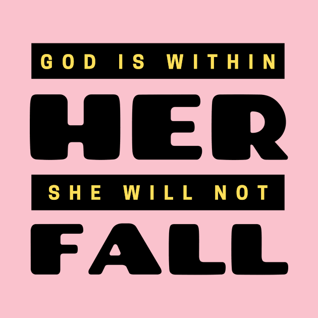 God Is Within Her She Will Not Fall | Christian by All Things Gospel