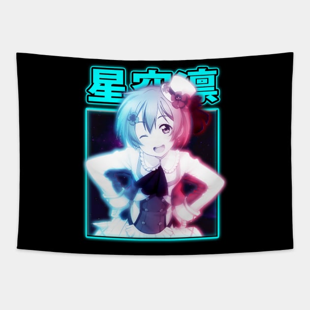 Hanayo's Rice Ball Serenade Anime Shirt Tapestry by Tosik Art1