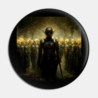 Dark Army of the Elves | Black and Gold Pin