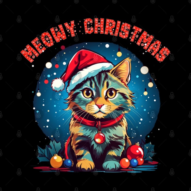 meowy catmas christmas cat by sukhendu.12