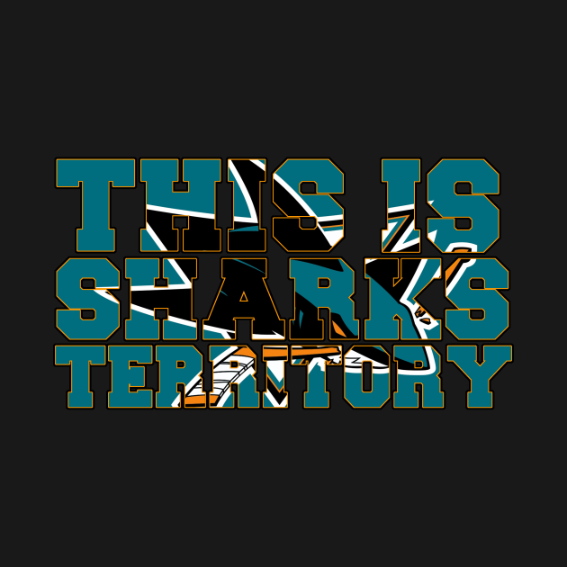 Disover This Is Sharks Territory - Sharks - T-Shirt