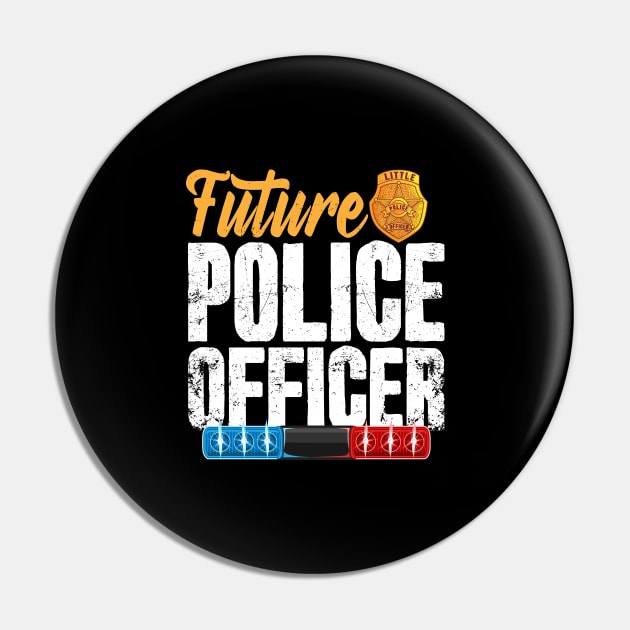 Future Police Officer Pin by captainmood