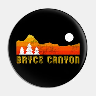 Bryce Canyon  national park retro vintage Pin