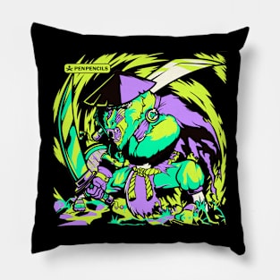 Mandril samurai Pillow