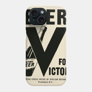 Vintage Victory Govt Beer Phone Case