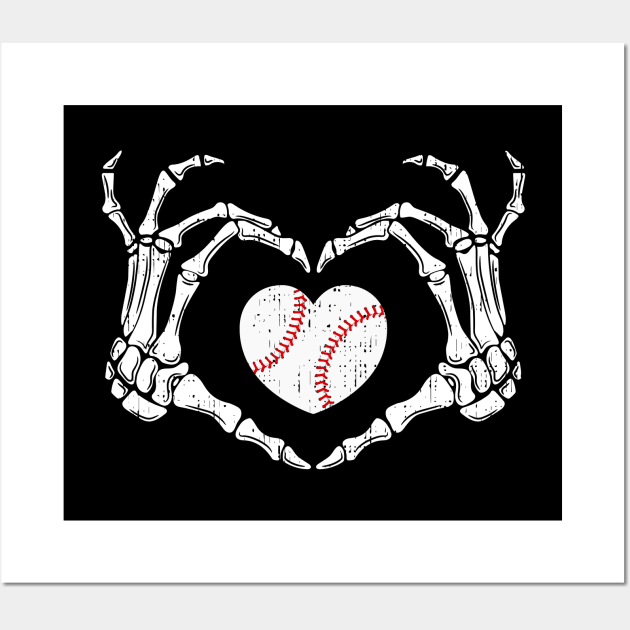 Cool Skeleton Baseball Lover Halloween Baseball Player T-Shirt