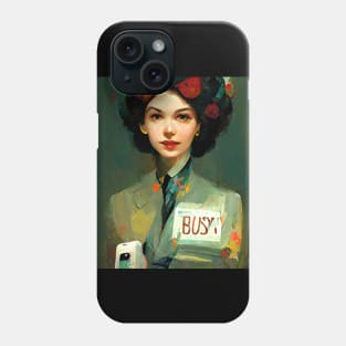 Busy Service Woman living her life while still staying stylish. Phone Case