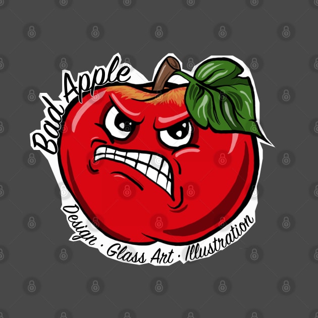 Bad Apple Design - Logo Tee by DastardlyDesigns