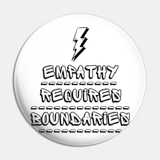 Empathy Requires Boundaries Pin