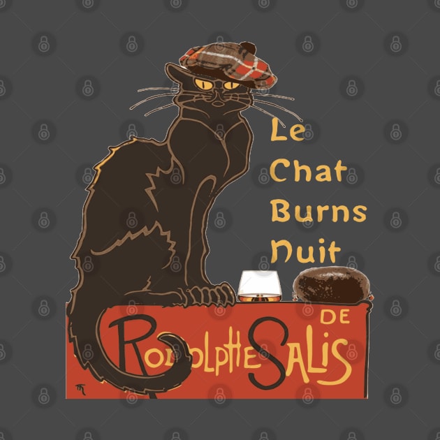 Le Chat Burns Nuit With Haggis and Dram by taiche