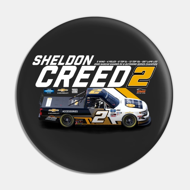 Sheldon Creed Champion 2020 (dark colors) Pin by Sway Bar Designs