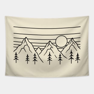 Nature Lines Tapestry