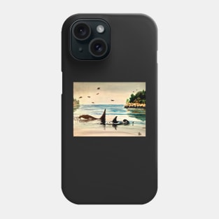 Orca Reflection Phone Case