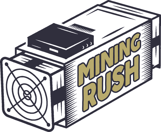 Bitcoin Mining Rush Kids T-Shirt by Crypto Tees