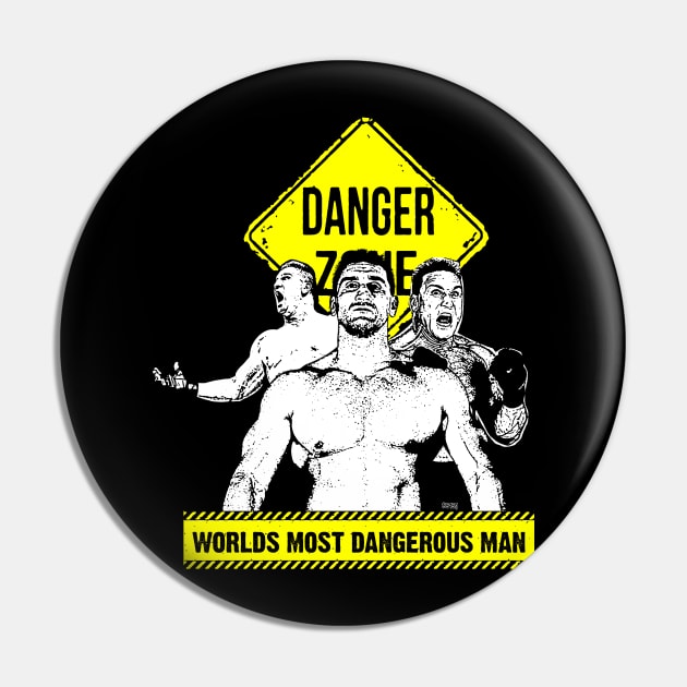 Worlds Most Dangerous Man Pin by E5150Designs