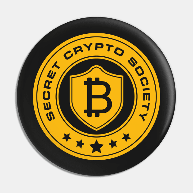 Secret Crypto Society Pin by skinnyrepublic