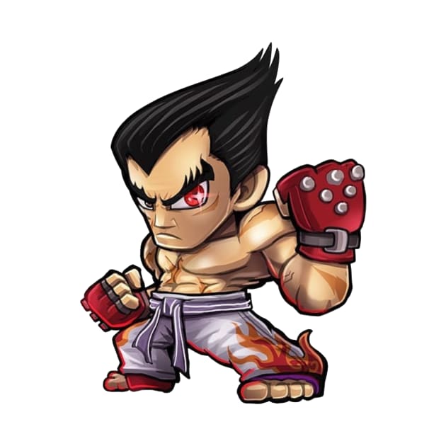 Kazuya Mishima by mprokolo corgi