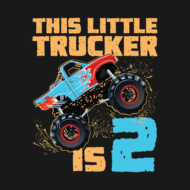 Monster Truck Shirt - 2nd Birthday by redbarron