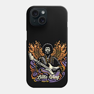 Little wing Jimi Hendrix tshirt, merch, Phone Case