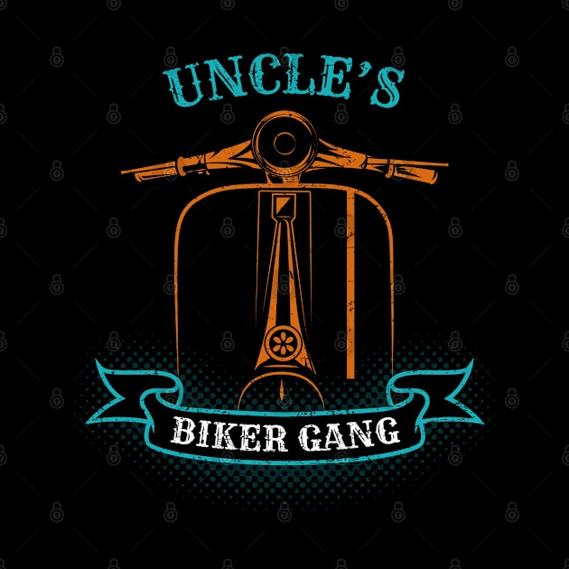 Uncle's Biker Gang Father's Day by DwiRetnoArt99