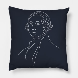 George Washington Line Art V.2 Pillow