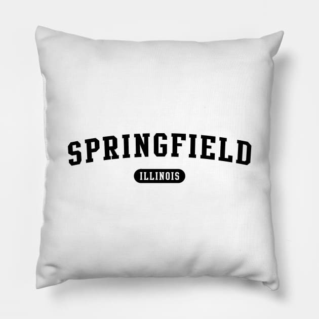 Springfield, IL Pillow by Novel_Designs