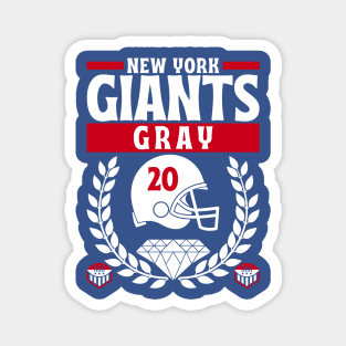 New York Giants Gray 20 Edition 2 Magnet