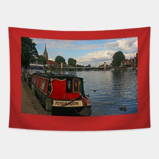 Pendragon on Thames, Marlow, August 2020 Tapestry