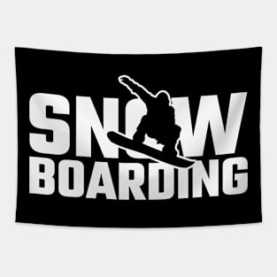 Snowboarding Tshirt Tapestry