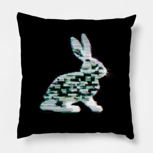 Follow the white rabbit Pillow