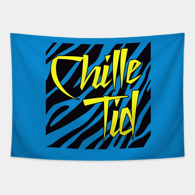 Chille Tid Tapestry by Little Professor Productions